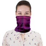 Fuchsia Madras Plaid Face Covering Bandana (Adult)