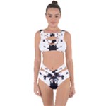 Rorschach Inkblot Pattern Bandaged Up Bikini Set 