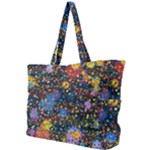 Abstract Paint Splatters Simple Shoulder Bag