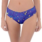 Starry Night Purple Reversible Classic Bikini Bottoms