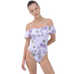 Frill Detail One Piece Swimsuit 