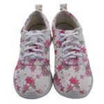 Pink Wildflower Print Athletic Shoes