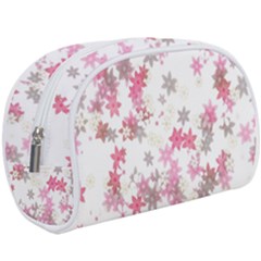 Pink Wildflower Print Makeup Case (Large) from ArtsNow.com