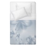 Faded Blue Floral Print Duvet Cover (Single Size)