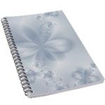 Faded Blue Floral Print 5.5  x 8.5  Notebook