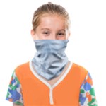 Faded Blue Floral Print Face Covering Bandana (Kids)