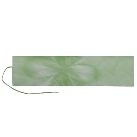 Tea Green Floral Print Roll Up Canvas Pencil Holder (L) from ArtsNow.com