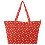 Red White Floral Print Full Print Shoulder Bag