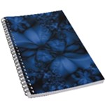 Dark Blue Abstract Pattern 5.5  x 8.5  Notebook