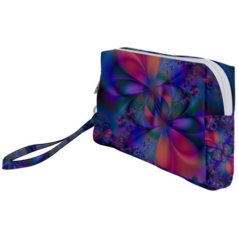 Abstract Floral Art Print Wristlet Pouch Bag (Small) from ArtsNow.com