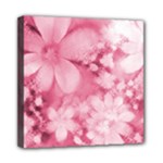 Blush Pink Watercolor Flowers Mini Canvas 8  x 8  (Stretched)