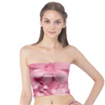 Blush Pink Watercolor Flowers Tube Top