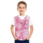 Blush Pink Watercolor Flowers Kids  SportsWear