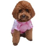 Blush Pink Watercolor Flowers Dog T-Shirt