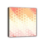 Abstract Floral Print Mini Canvas 4  x 4  (Stretched)