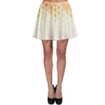 Abstract Floral Print Skater Skirt