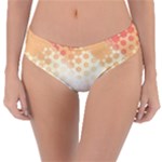 Abstract Floral Print Reversible Classic Bikini Bottoms