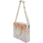 Abstract Floral Print Cross Body Office Bag