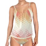 Abstract Floral Print Tankini Set