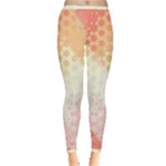 Abstract Floral Print Inside Out Leggings