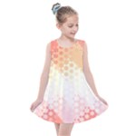 Abstract Floral Print Kids  Summer Dress