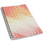 Abstract Floral Print 5.5  x 8.5  Notebook