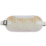 Abstract Floral Print Rounded Waist Pouch