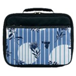 Stripes Blue White Lunch Bag