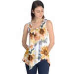 Sunflowers Sleeveless Tunic