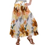 Sunflowers Satin Palazzo Pants