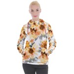 Sunflowers Women s Hooded Pullover