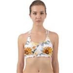 Sunflowers Back Web Sports Bra