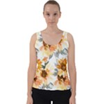 Sunflowers Velvet Tank Top