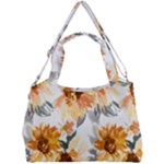 Sunflowers Double Compartment Shoulder Bag