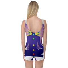 One Piece Boyleg Swimsuit 