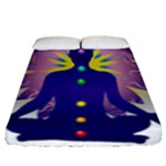 Chakra Design Fitted Sheet (Queen Size)