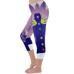 Capri Winter Leggings Back Capri Winter Leggings Back