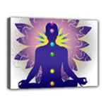 Chakra Design Canvas 16  x 12  (Stretched)