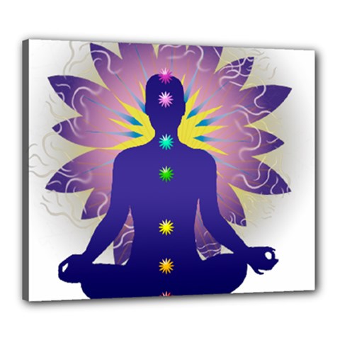 Chakra Design Canvas 24  x 20  (Stretched) from ArtsNow.com