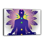 Chakra Design Canvas 18  x 12  (Stretched)