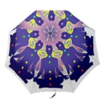 Chakra Design Folding Umbrella