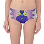 Chakra Design Mid-Waist Bikini Bottoms