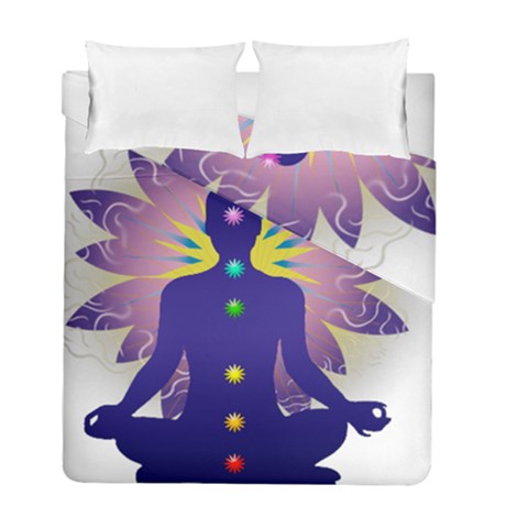Chakra Design Duvet Cover Double Side (Full/ Double Size) from ArtsNow.com