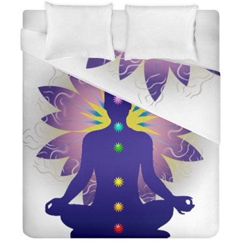 Chakra Design Duvet Cover Double Side (California King Size) from ArtsNow.com