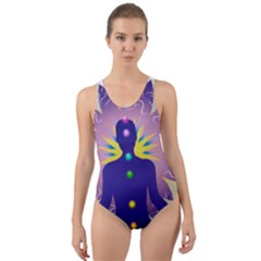Cut-Out Back One Piece Swimsuit 