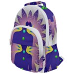 Chakra Design Rounded Multi Pocket Backpack