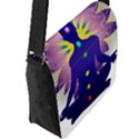 Flap Closure Messenger Bag (L) 