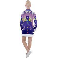 Women s Long Sleeve Casual Dress 