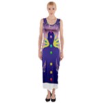 Chakra Fitted Maxi Dress