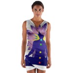 Chakra Wrap Front Bodycon Dress